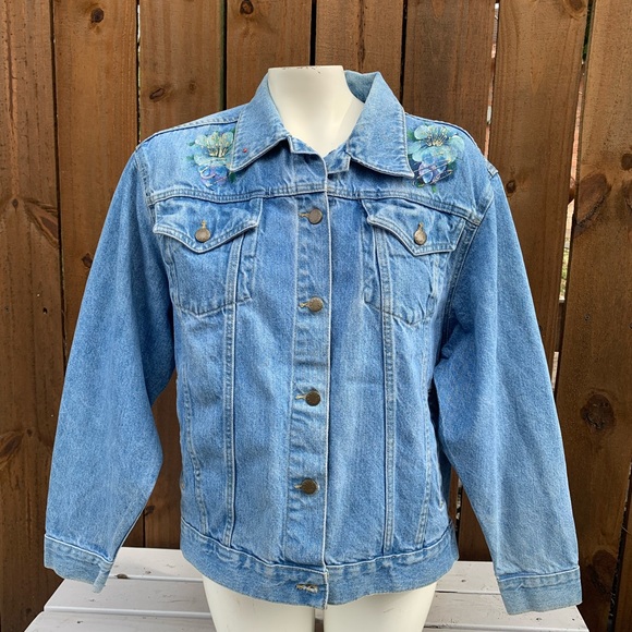 Vintage Selena custom reworked denim jacket size Small. - Picture 4 of 9